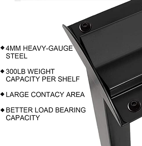 Papababe 2-Tier Dumbbell Rack Weight Storage Racks Weight Rack For Home Gym (1200 Lb Capacity) #TOP5