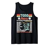 Valores Signo Zodiaco Tauro Horóscopo Astrología Zodiaco Camiseta sin Mangas