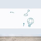 Huge Self-Adhesive Wall Whiteboard Decal Sticker Dry Erase Draw Board Peel and Stick Paper Roll Sheet White Board with Free Dry Erase Pen for School Office Home - Dimensions: 17.7