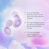 Loop Dream – Bouchons d’oreille en silicone/mousse à mémoire de forme pour plus de confort | Confortables pour bloquer le bruit des ronflements | Pour dormir | Réduction du bruit 27 dB (SNR) - 5