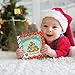 Baby's First Christmas Greeting Card Board Book (Includes Envelope and Foil Sticker) For Newborns, 0-12 Months