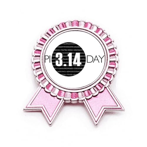 Broche Pi Day Médaille Art Deco Métal M Idée Cadeau Originale pour Passionnés