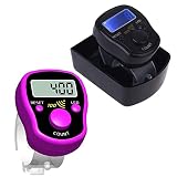 PHONEX Tally Counter Clicker: Digital Finger Counter Tasbeeh Handheld, Pitch Counters for Accurate T