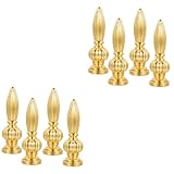 Embout d'abat-jour : les embouts de lampe sont classiques et uniques, avec une apparence délicate, rendant vos lampes plus élégantes, modernes et stylées.