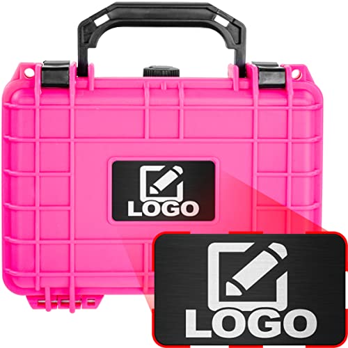 Maleta rígida protectora para cámara 8.12x6.56x3.56 in rosa