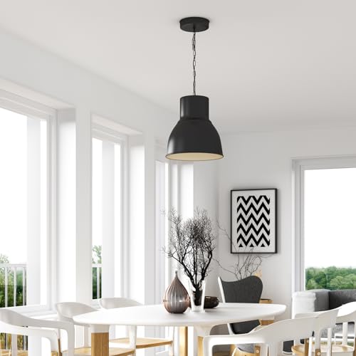 Image of Biaungdo 5 Inch Ceiling Lighting Canopy Kit, Black Canopy Kit for Metal Pendant Light, Chandelier Ceiling Light Plate Cover with All Mounting Accessories for