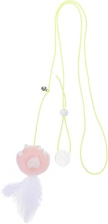 Toyvian Juguetes Interactivos para Gatos Juguete Colgante para Puerta Color Rosa Material Resistente para