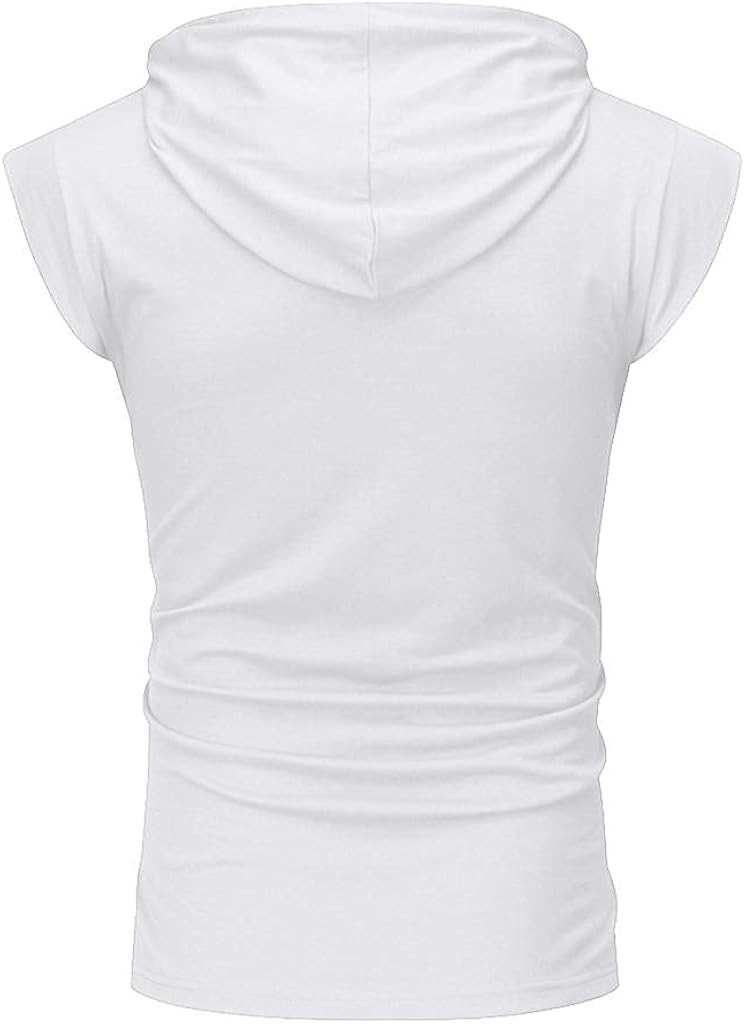 Nyybw Men's Hooded Tank Tops - Sleeveless Gym Hoodies Workout Gym Bodybuilding Muscle Sleeveless T-Shirts Blouses Tees : Clothing, Shoes & Jewelry