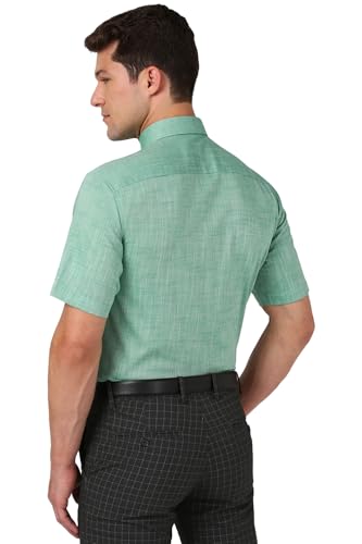 Image of Peter England Men Cotton Regular Fit Formal Shirt