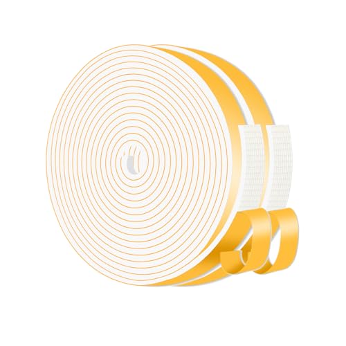 Image of Foam Tape,Weather Stripping,High Density CR,Soundproof,1 /2 in x 1 /8 in x 26Ft