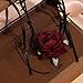 Fesciory Black Necklaces for Women, Adjustable Layered Velvet Leather Lace Collar Necklace, Goth Jewelry Gifts. (Rose)