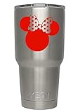Classy Vinyl Creations Minnie Mouse Decal (red) (we Don't Sell tumblers) for All Brands of Tumblers,...