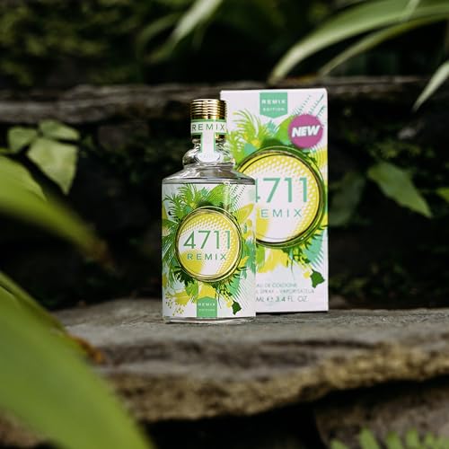 4711 REMIX Green Oasis Eau de Cologne for Women 100ml - Fresh, Invigorating Fragrance with Lush Green Notes - Image 5