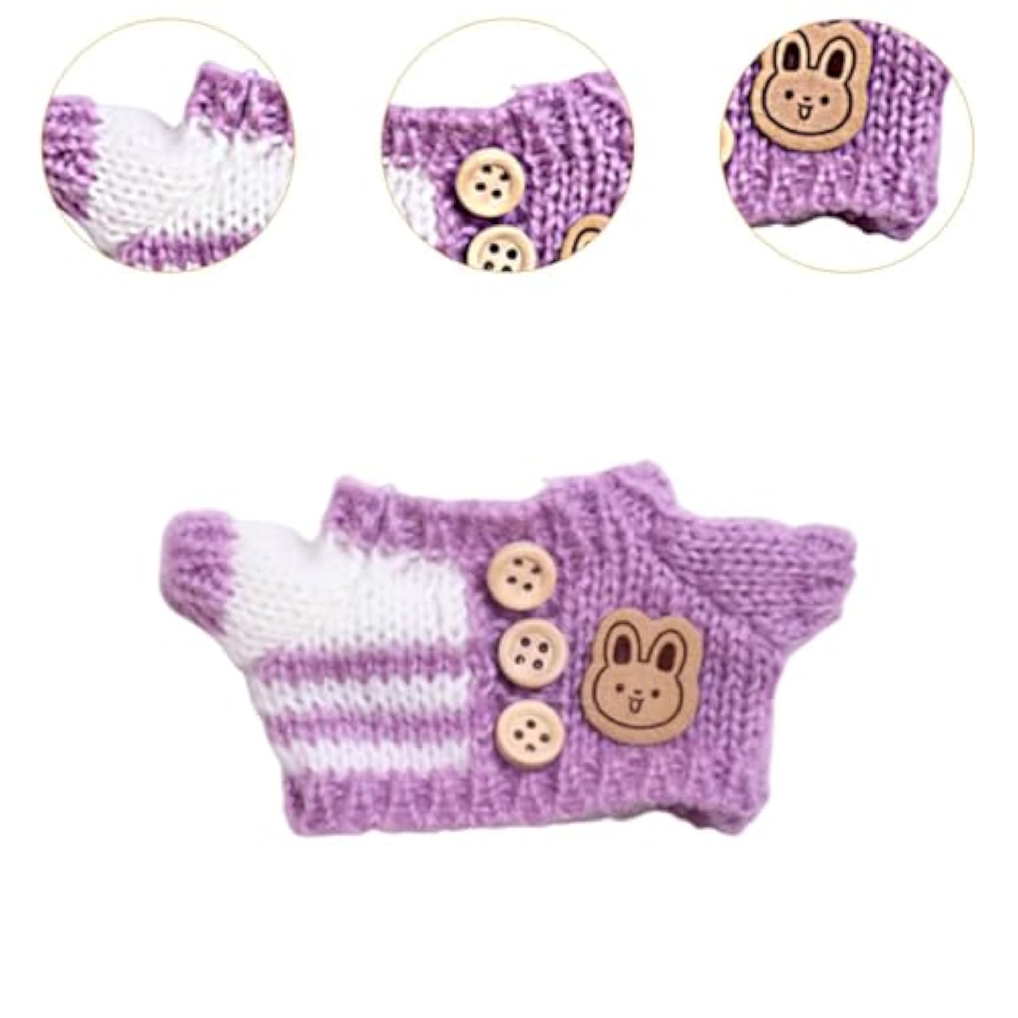 Violet Sweater for 15-17cm Dolls