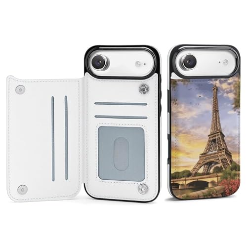 Coque portefeuille iPhone 17 antichoc porte-cartes Paris