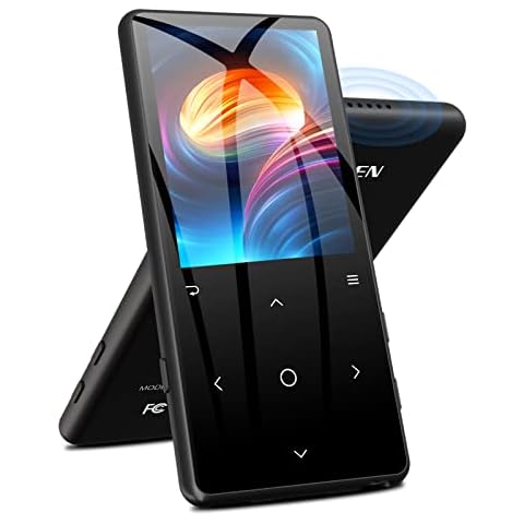 32GB MP3 Players with Bluetooth 5.0, MECHEN D51 Portable Music Player with Speaker Lossless Sound with FM Radio, Voice Recorder, 2.4 inch Screen MP3 Player,Supports up to 128GB Cover