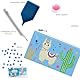 DIAMOND DOTZ DOTZIES 2592608 Original 5D Diamond Painting Etui Set, Lama, Kreativ-Kit für DIY Mäppchen mit Glitzersteinen, Diamanten-Bastelset für Kinder ab 6 Jahren