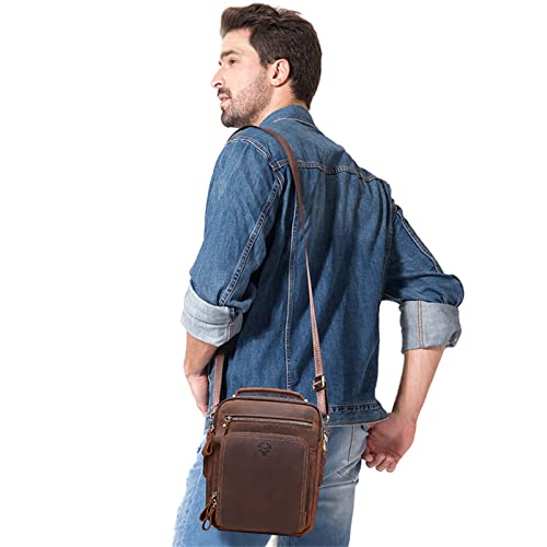 Mochila de viaje y maletín de cuero para organizar tu día con comodidad 6