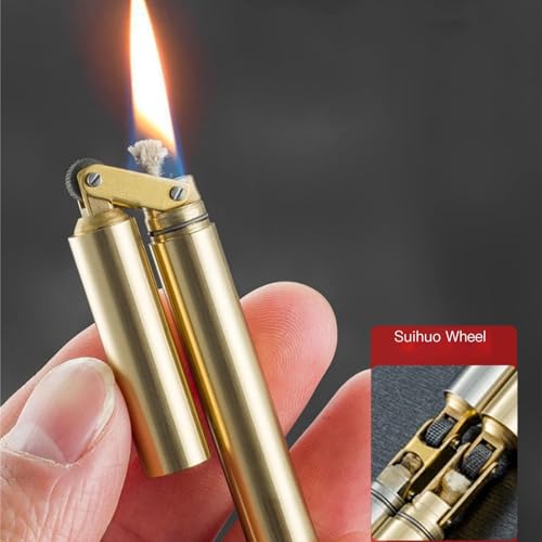 Encendedor de queroseno recargable de metal resistente para usar en interiores 3