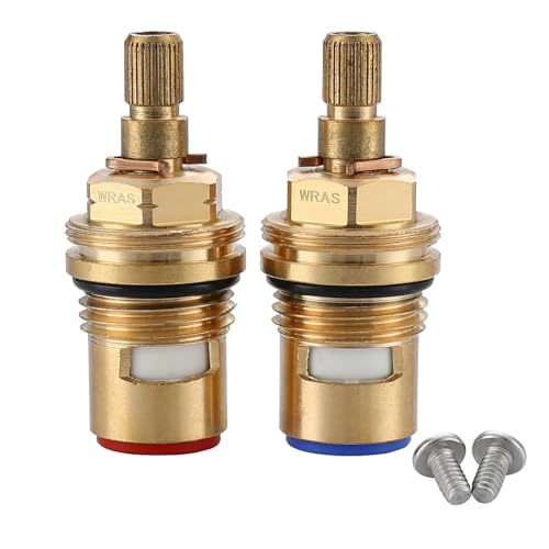 2 Pack Mixer Tap Cartridge Brass Ceramic Tap Valve Cartridge Replacement for Franke Eiger SP3561 Kitchen Tap (WRAS Approved)