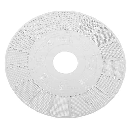SIXRUN Coffee Grind Reference Card Stainless Steel Coffee Measurement Ruler 16 Level Comparison Guide for Brewing Methods with 200-1600 Micron Specs