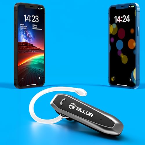Oreillette Bluetooth sans fil Mono TELLUR VOX 100 avec kit main libre USB C multipoint - 4