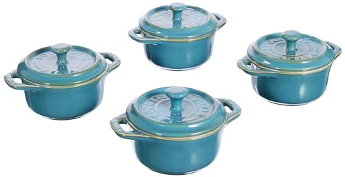 Staub, Mini Cocotte Set, 4-fach, rund, Ceramic By Staub