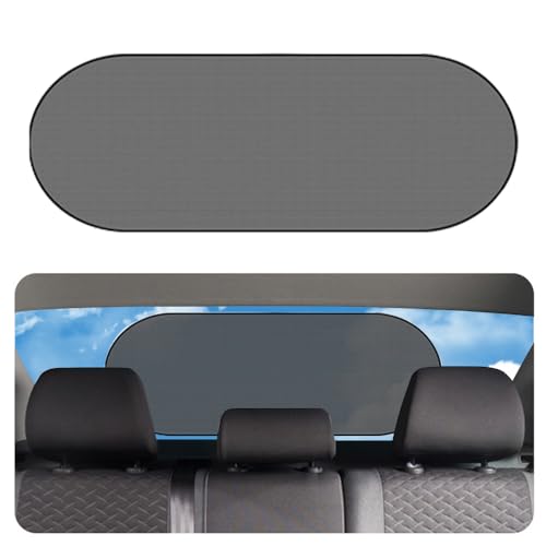 TOTMOX Auto-Heckscheiben-Sonnenschutz mit Saugnapf für einfache Installation, Sonnenschutzrollo passend für Bildschirmschutz Universal
