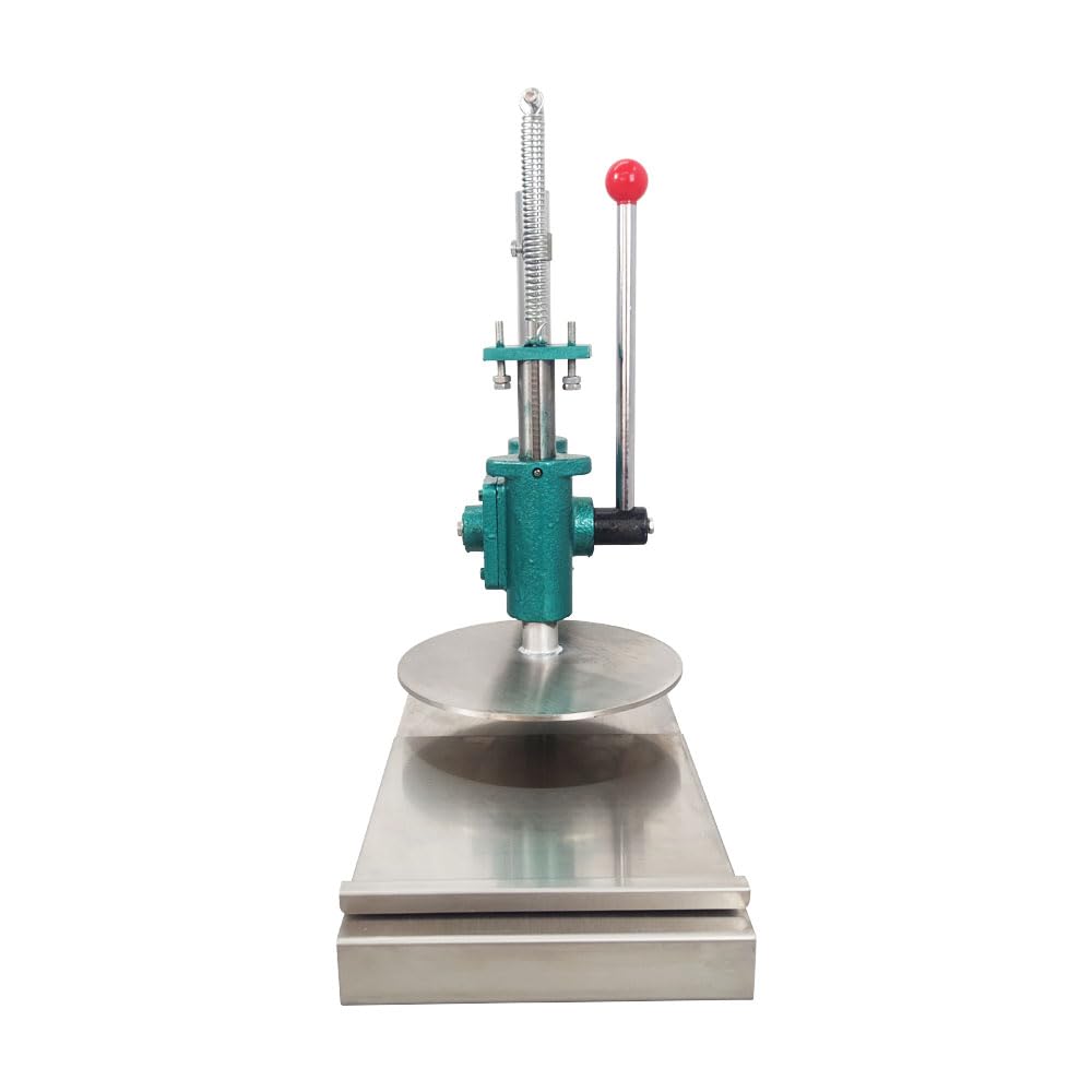 WYDDDARY Household Manual Pizza Dough Press 9.5inch Stainless Steel Pastry Dough Press