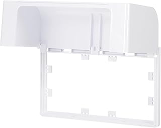 SEWACC Waterproof Socket Cover Sticky Style Double Position Socket Box Thickened Adhesive Weatherproof Outlet Cover Electrical Outlet Covers for Kitchen Bathroom Living Room Indoor Use