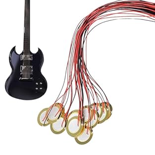 Durable and Sturdy: Made of high-strength brass, this piezo pickup for acoustic guitar can be used for a long time without being damaged. It has high hardness and wear-resistance, ensuring a clear and stable sound. Lightweight and Discreet: The piezo...