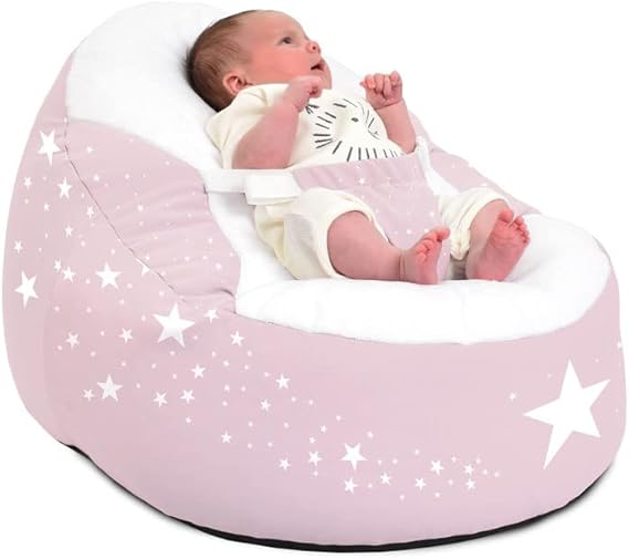 Beanbags Gaga Baby Bean Bag Support Chair Lounger with Safety