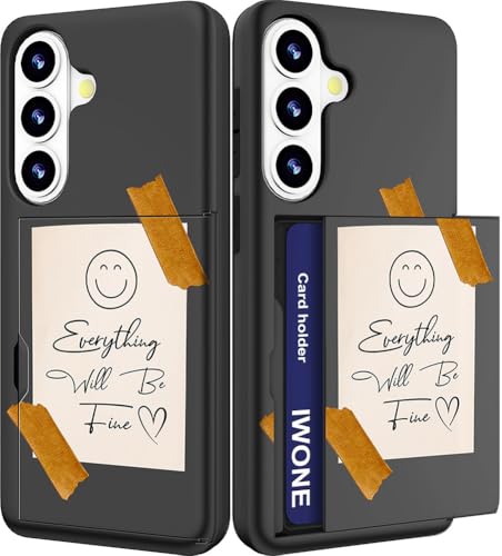 IWONE for Samsung Galaxy S25 FE Case - Brown Inspirational