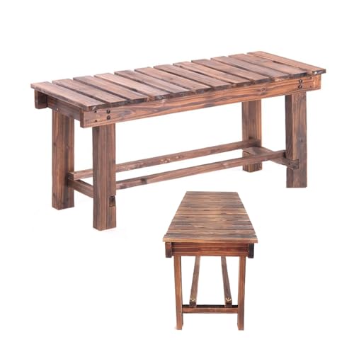 Siège de jardin confortable et banc d'extérieur résistant 90 cm