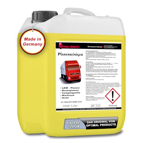 Planenreiniger LKW - Planen Bootsplanen Campingzelte Markisen...