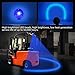FKSAFEL New Arc LED Forklift Safety Light Blue, LED Forklift Warehouse Pedestrian Arc Area Spotlight, 10W, DC10-110V Suitable for All Fuel Forklift Electric Forklift & AGV Intelligent Handling