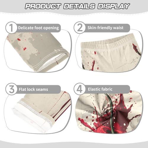 Bolaz Toddler Girls Leggings Printed Yoga Pants Leggings Graffiti Style Cherry for Kids3