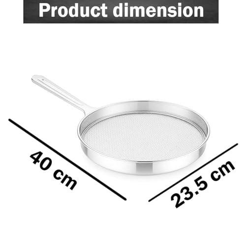 Image of Signamio Gas Griller for Home - Phulka Grill for Gas Stove, Roti Jali, Papad Jali, Pulka Grill, Gas Roaster - Ideal Kitchen Tool for Perfect Phulka Roti and Crispy Papad - 40x23 cm