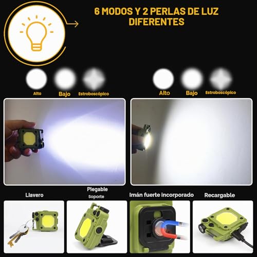 Miniatura 3 de Beyste Linternas Led Alta Potencia, 30,000 Lumens Linterna Recargable, Linterna Potente Largo Alcance, Linterna Tactica Policial, Xhq99.2 Linterna De Alta Luminosidad, Para Emergencia Camping Regalo
