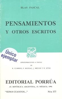 Paperback PENSAMIENTOS Y OTROS ESCRITOS (SC577) PASCAL [Spanish] Book