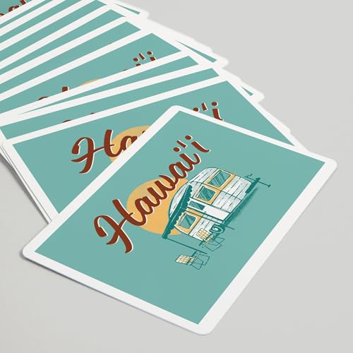 Lantern Press Hawaii, Baraja Vintage Póker 52 Cartas miniatura 5