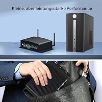WEIDIAN PC Lüfterlos Industrie Mini PC Lüfterloser Core i7 10810U/10510U, 16GB RAM 512GB SSD Win11 Industrial Computer GPIO, 4K 2HD+DP, 2LAN, 2COM RS232/422/485, WiFi&BT RAID Wake On LAN Auto Power On – Ansicht 5