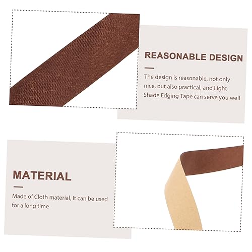 Image of Lampshade Edging Tape Self Adhesive Cloth Strip for Diy Lampshade Wrapping Lightweight Heat Resistant Material Accessory for Home Lighting Decoration