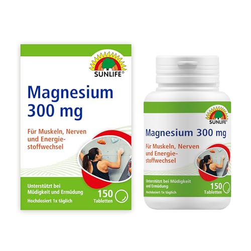 Sunlife Magnesium Tabletten 300 mg, 150 Tabletten