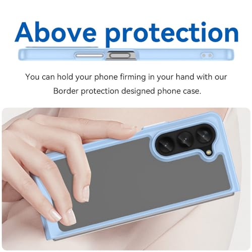 Housse Galaxy Z Fold 4 antichoc coque transparente dos rigide noir - 4