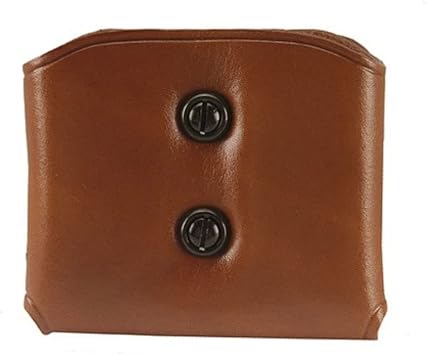 Galco Gunleather DMC Double Magazine Carrier .45 for 10mm Single Row Metal Magazine Tan, Ambi