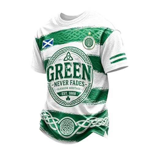 Camisetas De Futbol,Camiseta De Aficionado De Escocia (Reino Unido) para Entusiastas del FúTbol con Estilo Casual con GráFicos GeoméTricos Y Ajuste CóModo