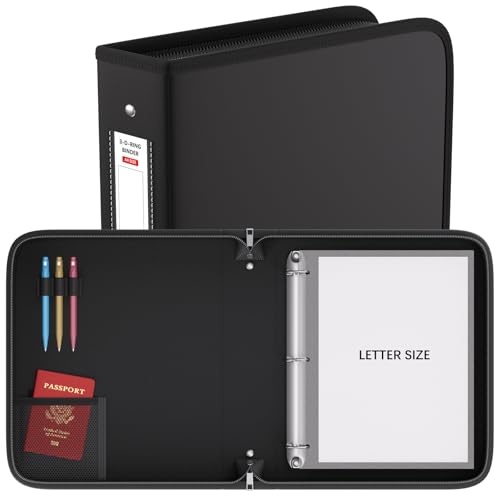 Classeur ignifuge de bureau à fermeture éclair pour papier A4