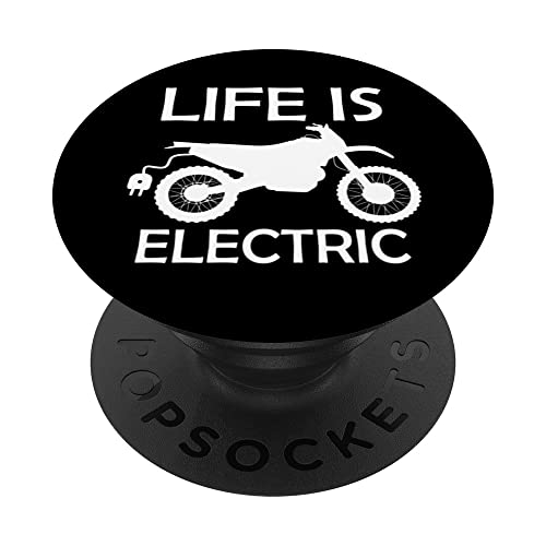 Electric Dirt Bike Offroad E-Motocross Freestyle FMX PopSockets Swappable PopGrip