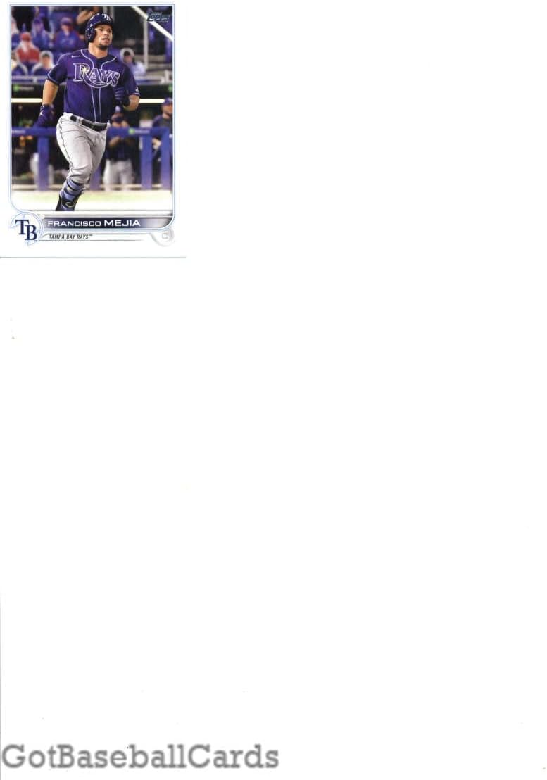 2022 Topps Master (Series 1, 2, Update) Tampa Bay Rays Team Set of 37 Cards: Vidal Brujan(#25), Nelson Cruz(#104), Joey Wendle(#145), Austin Meadows(#152), Ji-Man Choi(#183), Randy Arozarena(#196), Wander Franco(#215), Mike Brosseau(#223), Shane McClanahan(#244), Chris Archer(#254), Tampa Bay Rays(#274), Tyler Glasnow(#302), Mike Zunino(#324), Francisco Mejia(#346), Shane Baz(#421), Kevin Kiermaier(#454), Josh Lowe(#479), plus more - GotBaseballCards